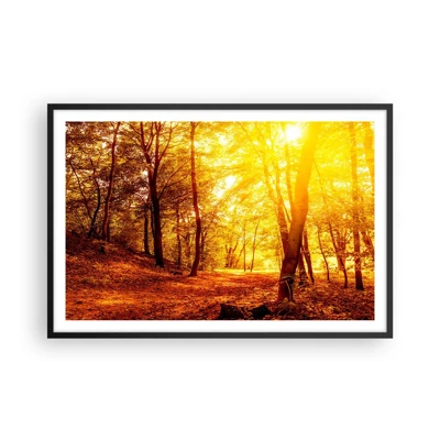 Poster in black frame - Towards Golden Plain - 91x61 cm