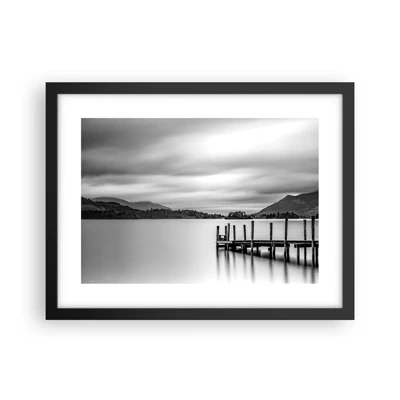 Poster in black frame - Tranquility and Power - 40x30 cm