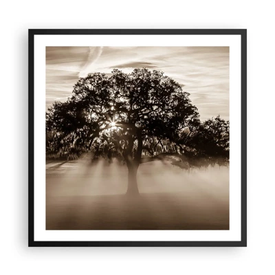 Poster in black frame - Tree of Good Knowledge - 60x60 cm