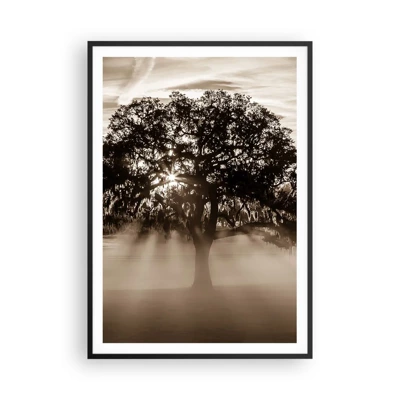 Poster in black frame - Tree of Good Knowledge - 70x100 cm