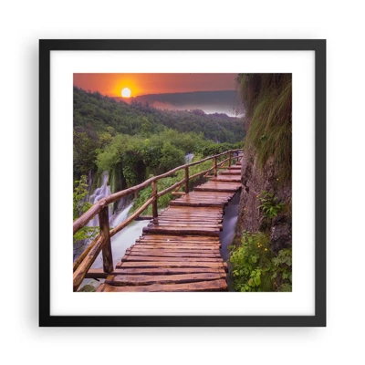 Poster in black frame - Unbelievable Beauty - 40x40 cm