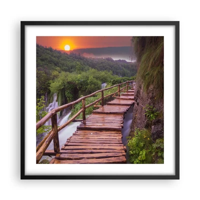 Poster in black frame - Unbelievable Beauty - 50x50 cm