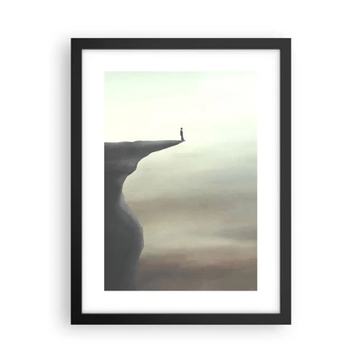 Poster in black frame - Upwards, Naturally! - 30x40 cm