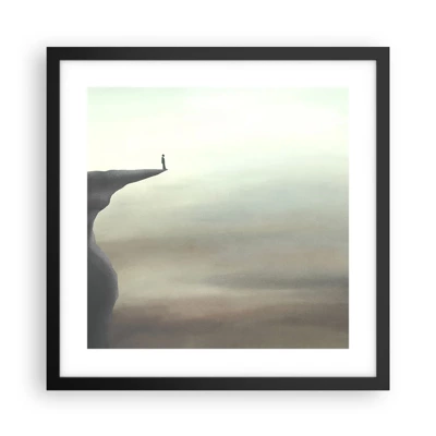 Poster in black frame - Upwards, Naturally! - 40x40 cm