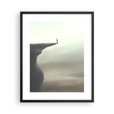 Poster in black frame - Upwards, Naturally! - 40x50 cm