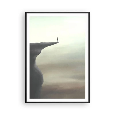 Poster in black frame - Upwards, Naturally! - 70x100 cm