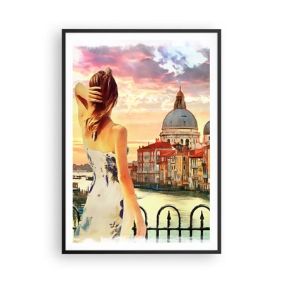 Poster in black frame - Venice Adventure - 70x100 cm