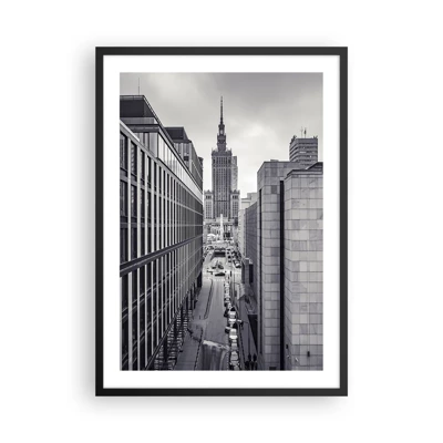 Poster in black frame - Warsaw Valley - 50x70 cm