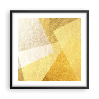 Poster in black frame - Weather of Geometry - 50x50 cm