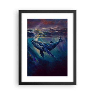 Poster in black frame - Welcome to My World - 30x40 cm