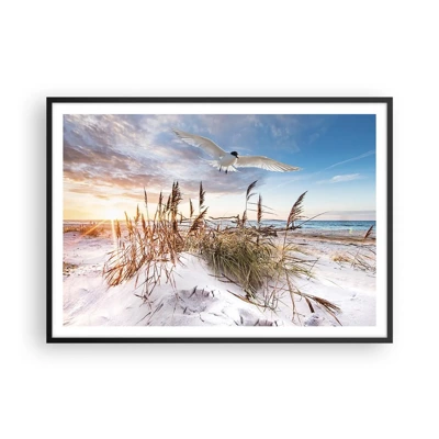 Poster in black frame - Wind from the Sea - 100x70 cm