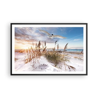 Poster in black frame - Wind from the Sea - 91x61 cm