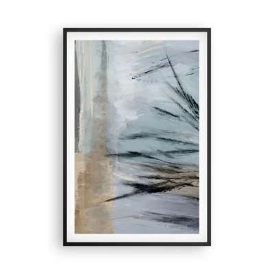 Poster in black frame - Winter Fields - 61x91 cm