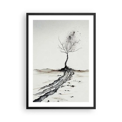 Poster in black frame - Winter Melancholy - 50x70 cm