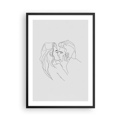 Poster in black frame - With the Same Line - 50x70 cm