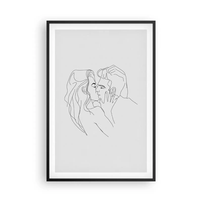 Poster in black frame - With the Same Line - 61x91 cm