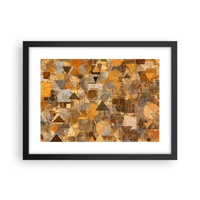 Poster in black frame - World Caught in One Form - 40x30 cm