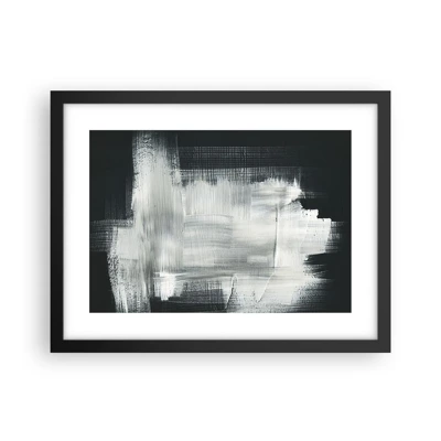 Poster in black frame - Woven from the Vertical and the Horizontal - 40x30 cm