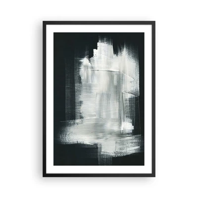 Poster in black frame - Woven from the Vertical and the Horizontal - 50x70 cm