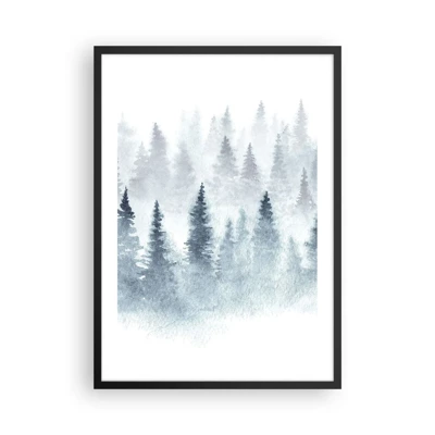 Poster in black frame - Wrapped up in a Fog - 50x70 cm