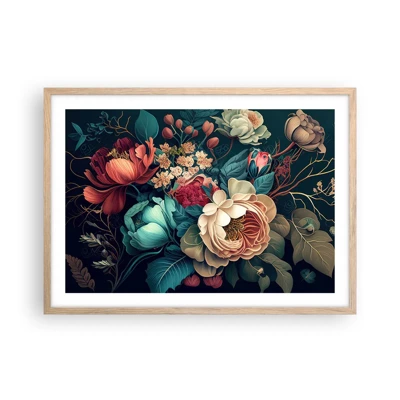 Poster in light oak frame - 19th Century Charm - 70x50 cm