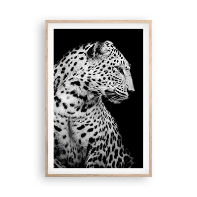 Poster in light oak frame - A Perfect Right Profile  - 61x91 cm