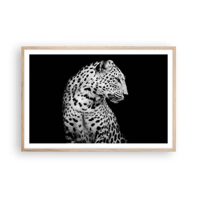 Poster in light oak frame - A Perfect Right Profile  - 91x61 cm