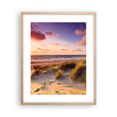 Poster in light oak frame - Air Smells of Summer - 40x50 cm