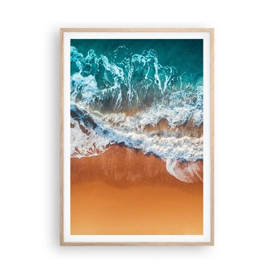 Poster in light oak frame - Always in a Couple - 70x100 cm