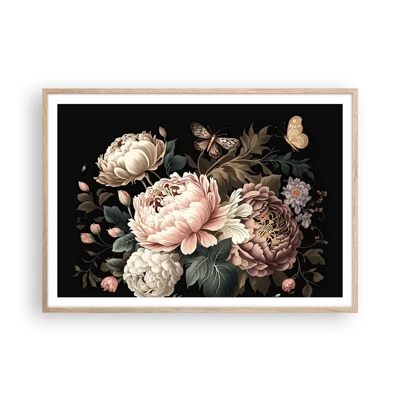 Poster in light oak frame - Baroque Style - 100x70 cm