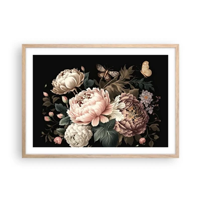 Poster in light oak frame - Baroque Style - 70x50 cm