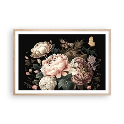 Poster in light oak frame - Baroque Style - 91x61 cm