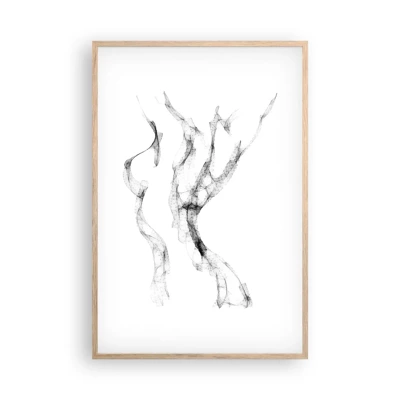 Poster in light oak frame - Beautiful and Strong - 61x91 cm