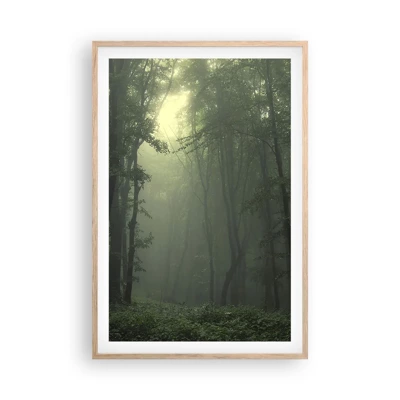 Poster in light oak frame - Before It Wakes Up - 61x91 cm