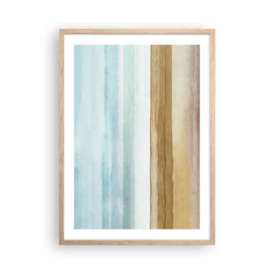 Poster in light oak frame - Calming - 50x70 cm