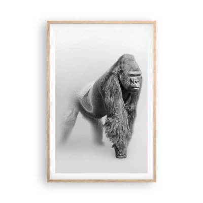 Poster in light oak frame - Certain of Its Strength - 61x91 cm