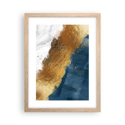 Poster in light oak frame - Colours of Summer - 30x40 cm
