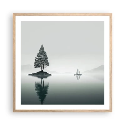 Poster in light oak frame - Daydreaming - 60x60 cm