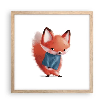 Poster in light oak frame - Do I Look Good in It? - 40x40 cm