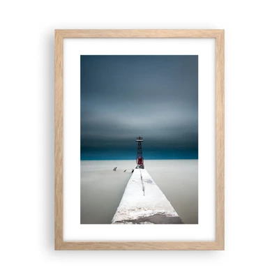 Poster in light oak frame - Encounter with Infinity - 30x40 cm