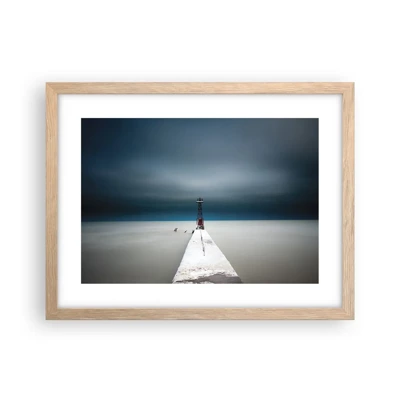 Poster in light oak frame - Encounter with Infinity - 40x30 cm