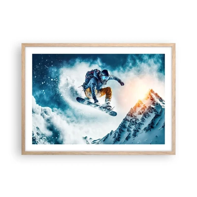 Poster in light oak frame - Extreme Emotions - 70x50 cm