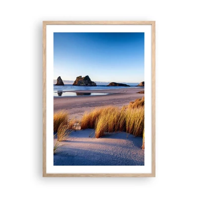 Poster in light oak frame - For Peace Seekers - 50x70 cm