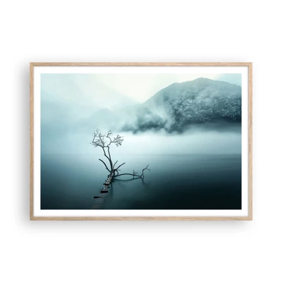 Poster in light oak frame - From Water and Fog - 100x70 cm