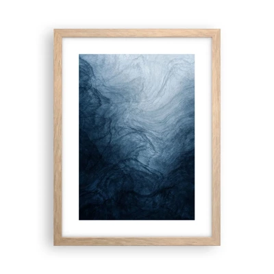 Poster in light oak frame - Going Deep - 30x40 cm