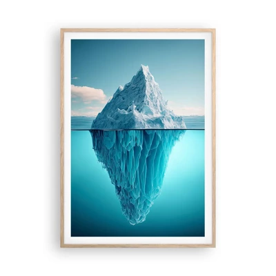 Poster in light oak frame - Ice Queen - 70x100 cm