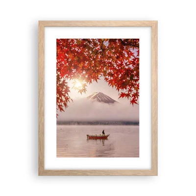 Poster in light oak frame - In Japanese Style - 30x40 cm