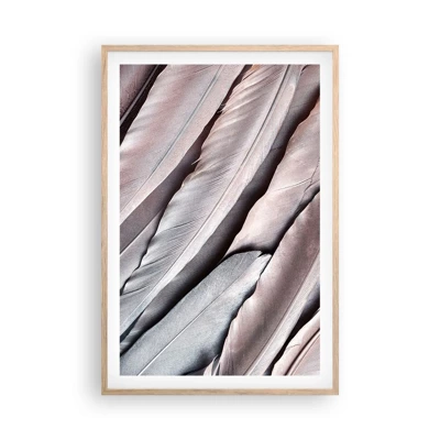 Poster in light oak frame - In Pink Silverness - 61x91 cm