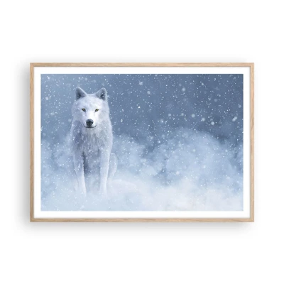 Poster in light oak frame - In Winter Spirit - 100x70 cm