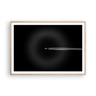 Poster in light oak frame - Into Another Dimension - 100x70 cm